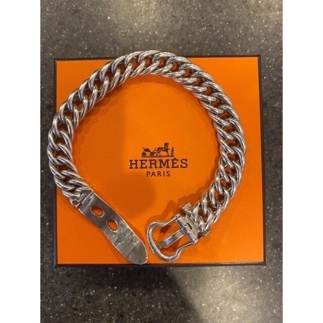 Hermes(エルメス)のエルメス　ブックルセリエ　ブレスレット　初期コマ メンズのアクセサリー(ブレスレット)の商品写真