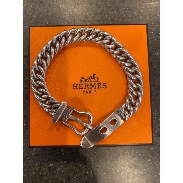 Hermes(エルメス)のエルメス　ブックルセリエ　ブレスレット　初期コマ メンズのアクセサリー(ブレスレット)の商品写真