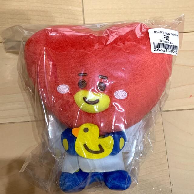 防弾少年団(BTS)(ボウダンショウネンダン)のBT21  一番くじ  F賞  TATA  ぬいぐるみ エンタメ/ホビーのおもちゃ/ぬいぐるみ(キャラクターグッズ)の商品写真