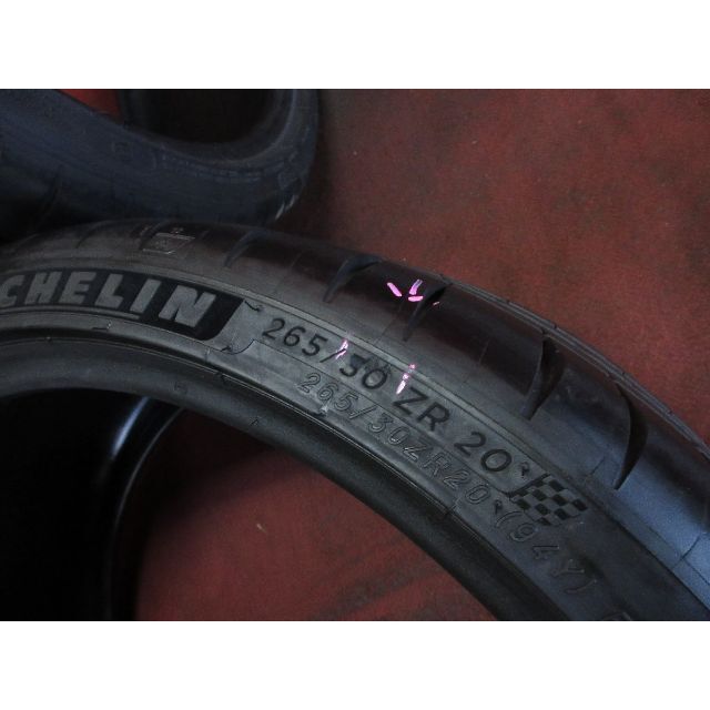 タイヤ 中古タイヤ2本 265/30ZR20 ミシュラン PILOT★13026Tの通販 by 株式会社 スパルコトレーディング|ラクマ サマータイ