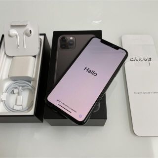 アイフォーン(iPhone)のiPhone 11 Pro スペースグレイ 256 GB docomo(スマートフォン本体)