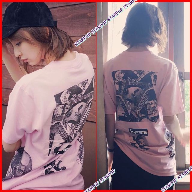 トップスSupreme M.C.ESCHER COLLAGE TEE