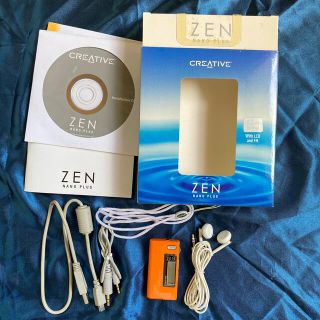 デジタルオーディオプレイヤー　CREATIVE NANO PLUS ZEN(ポータブルプレーヤー)