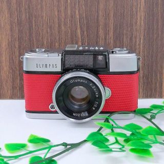 OLYMPUS - 【完動品!!】Olympus Pen-D レッド フィルムカメラの通販 OLYMPUS - 【完動品!!】Olympus Pen-D レッド フィルムカメラの通販