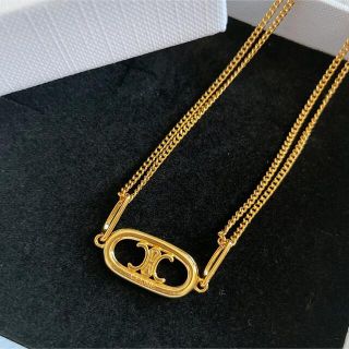 セリーヌ ネックレス マイヨントリオンフネックレス 24K 美品✨ www