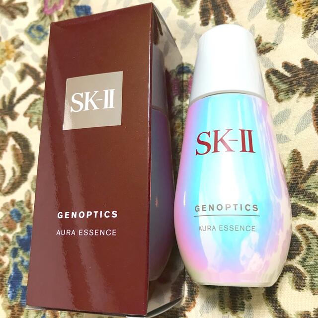 SK-II SK-II ジェノプティクス オーラ エッセンス 50mL 透明感 ツヤ ピテラの通販 by  ちる✴︎プロフィール必ずお読みください☆ちる's エスケーツーならラクマ 非売品