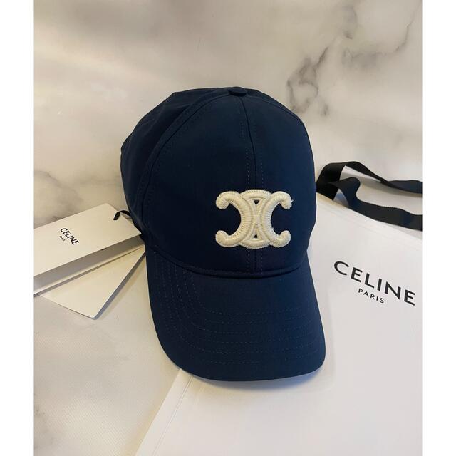 CELINE トリオンフ ベースボールキャップ | フリマアプリ ラクマ