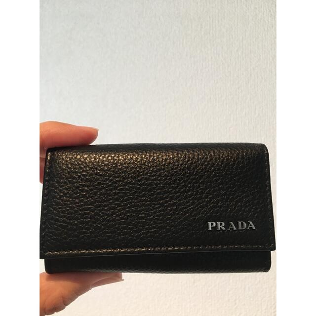 プラダ　PRADA　キーケース　メンズ　牛革　新品未使用