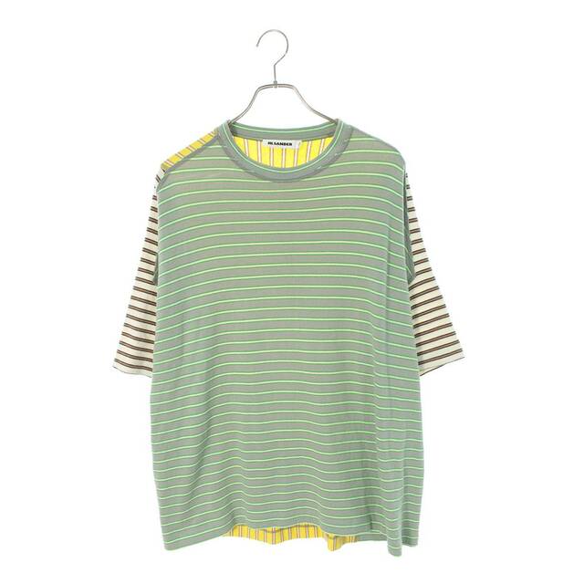 ジルサンダー JSUO70715 マルチボーダーTシャツ メンズ S - www