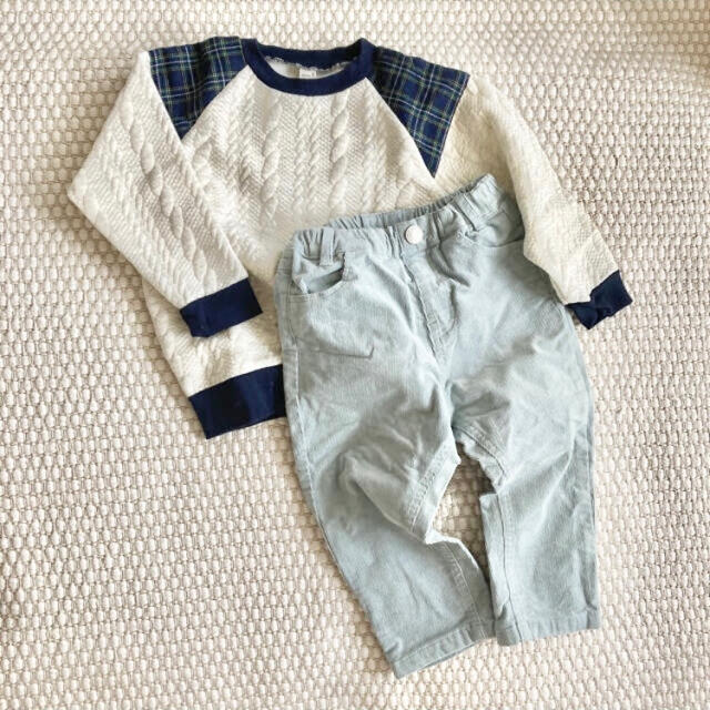 F.O.KIDS(エフオーキッズ)のapres les cours 新品トレーナー×ロングパンツ キッズ/ベビー/マタニティのキッズ服男の子用(90cm~)(Tシャツ/カットソー)の商品写真