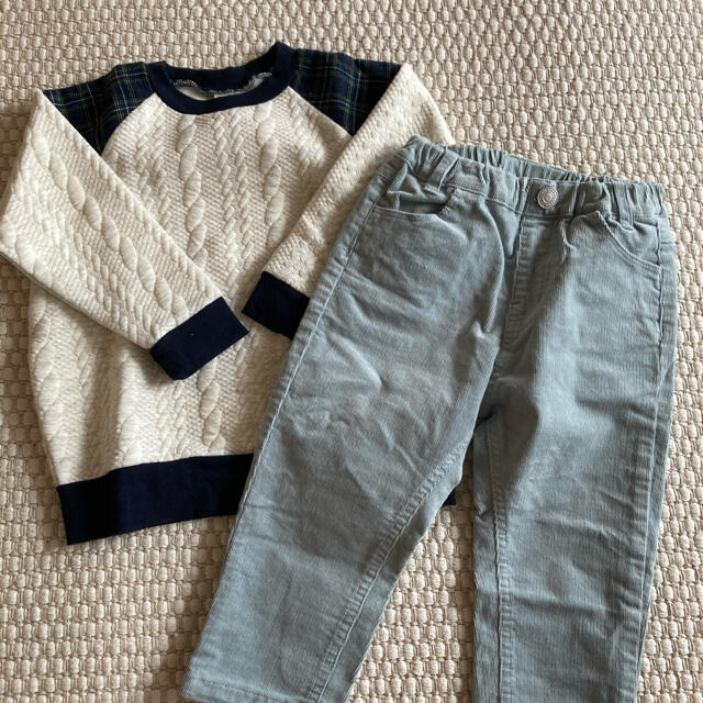 F.O.KIDS(エフオーキッズ)のapres les cours 新品トレーナー×ロングパンツ キッズ/ベビー/マタニティのキッズ服男の子用(90cm~)(Tシャツ/カットソー)の商品写真