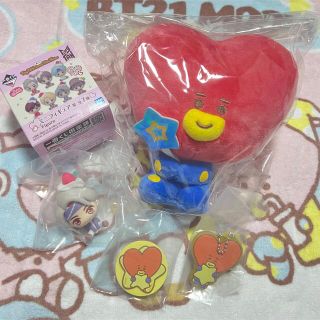 ボウダンショウネンダン(防弾少年団(BTS))の一番くじ BT21 tinytan  V TATA セット(アイドルグッズ)