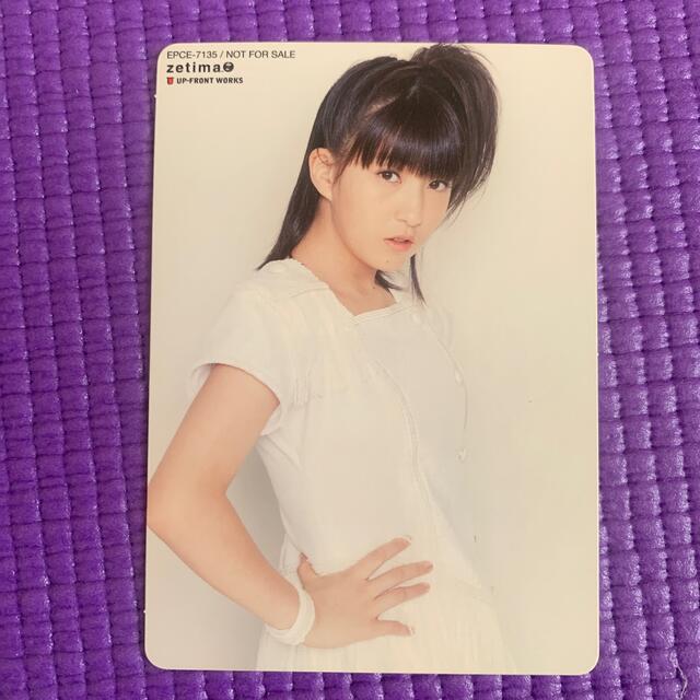 モーニング娘。15 羽賀朱音　トレカ エンタメ/ホビーのタレントグッズ(アイドルグッズ)の商品写真