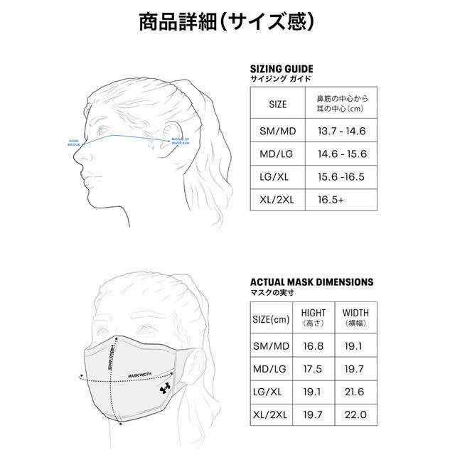 アンダーアーマー マスク S M エクササイズ | jstochigi.org