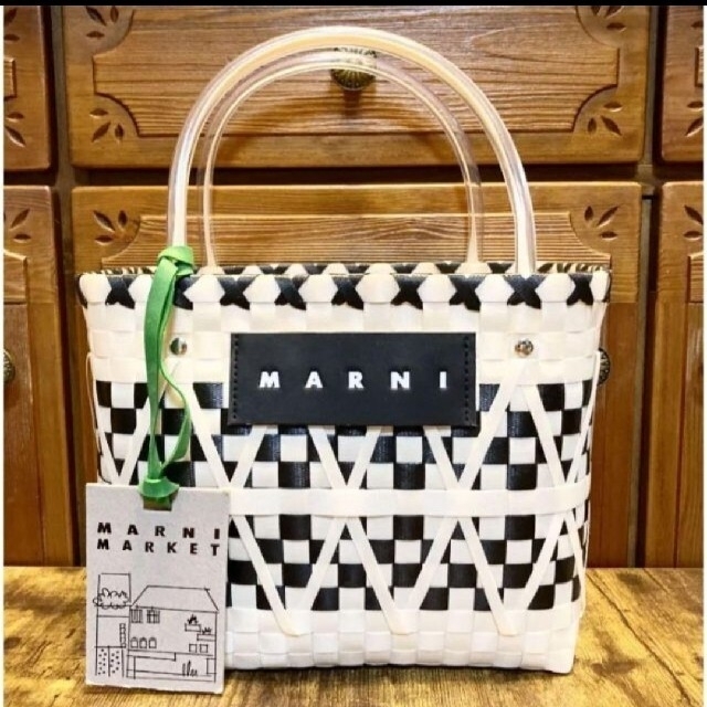 人気送料無料 Marni - MARNI フラワーカフェ ピクニックバッグ