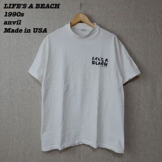 アンビル(Anvil)のLIFE'S A BEACH T-Shirts XL 1980-90s T118(Tシャツ/カットソー(半袖/袖なし))
