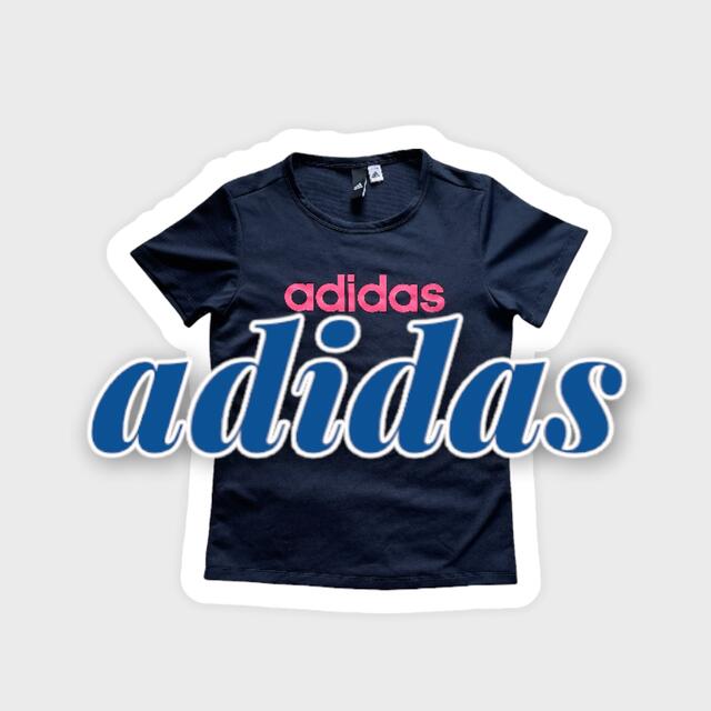 adidas adidas/アディダス ネイビー Tシャツ 半袖 スポーツTシャツの通販 by あゆ's shop｜アディダスならラクマ
