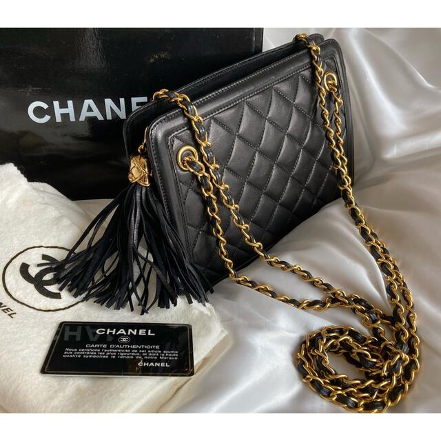 未使用品‼︎シャネル CHANEL フリンジ マトラッセ ショルダーバッグ