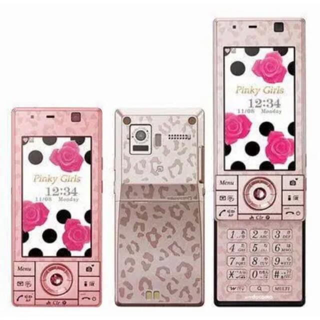 ドコモ F-04C LOVE SWEET PINK Pinky Girls ドコモ F-04C LOVE SWEET PINK Pinky Girls