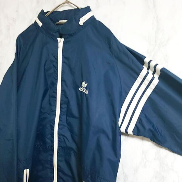 adidas(アディダス)の激レア☆adidas☆ナイロンジャケット☆デサント製☆70s〜80s メンズのジャケット/アウター(ナイロンジャケット)の商品写真