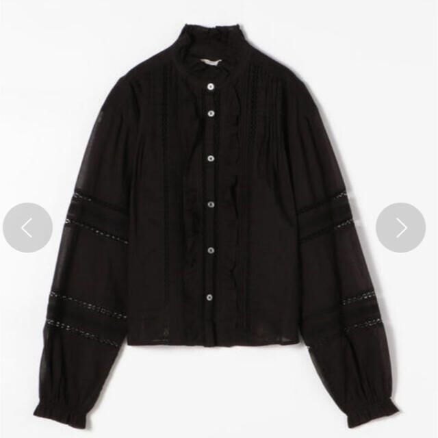 Isabel Marant(イザベルマラン)のam様専用　美品　イザベルマラン　フリルブラウス　36 レディースのトップス(シャツ/ブラウス(長袖/七分))の商品写真