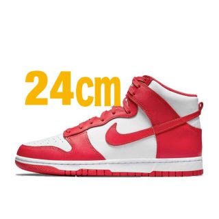 ナイキ(NIKE)のNike Dunk HighChampionship White and Red(スニーカー)