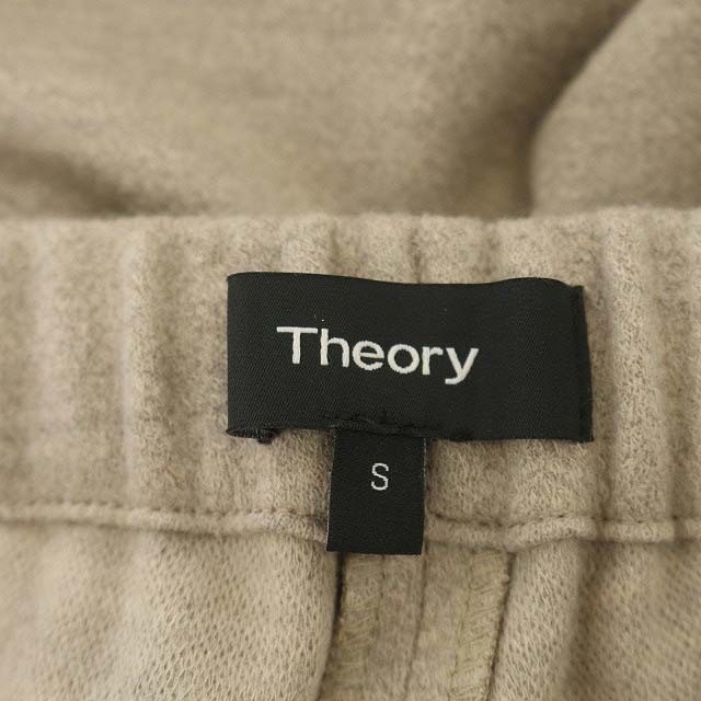 theory(セオリー)のセオリー theory ワイドパンツ バギー ドロスト ウール S 杢ベージュ レディースのパンツ(その他)の商品写真