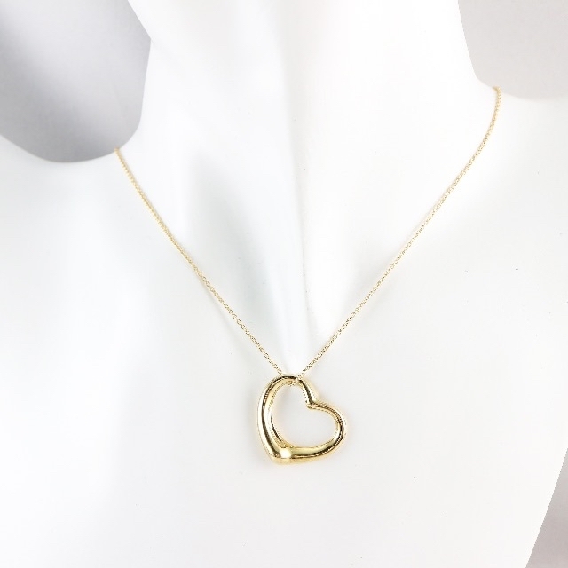 Tiffany&co.> 750 エルサ・ペレッティ オープン ハート NC - ネックレス