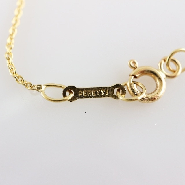 <Tiffany&co.> 750 エルサ・ペレッティ オープン ハート NC