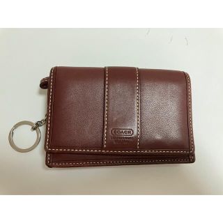 コーチ(COACH)のコーチ　レザー　カードケース(名刺入れ/定期入れ)