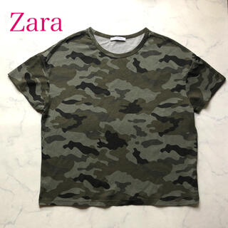 ザラ(ZARA)のZara Tシャツ カットソー 迷彩柄 TRAFALUC(Tシャツ(半袖/袖なし))