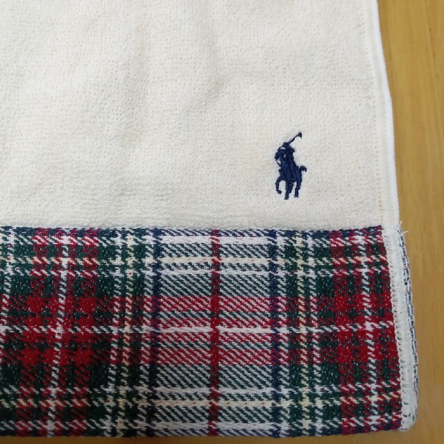 POLO RALPH LAUREN(ポロラルフローレン)の新品未使用　ポロラルフローレン　ウオッシュタオル(ハンドタオル) レディースのファッション小物(ハンカチ)の商品写真