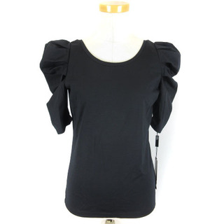 ダブルスタンダードクロージング(DOUBLE STANDARD CLOTHING)のダブルスタンダードクロージング カットソー ボリューム袖 38 ブラック RRR(カットソー(半袖/袖なし))