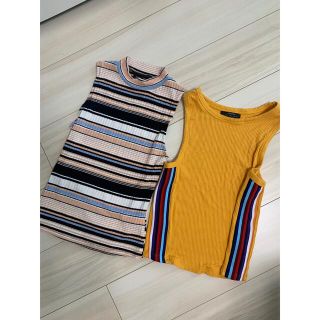 ベルシュカ(Bershka)のベルシュカ　タンクトップ　2枚セット(タンクトップ)