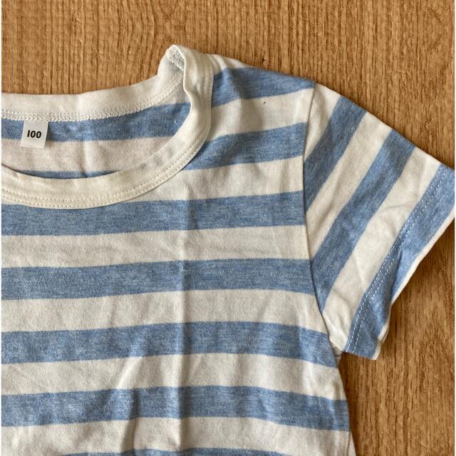 MUJI (無印良品)(ムジルシリョウヒン)の無印良品♡Tシャツ　サイズ100 キッズ/ベビー/マタニティのキッズ服男の子用(90cm~)(Tシャツ/カットソー)の商品写真