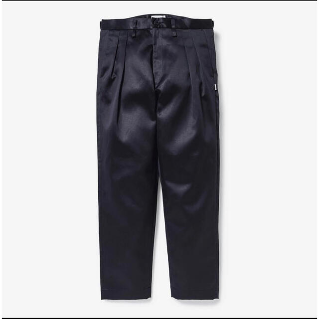 Wtaps TUCK 02 TROUSERS COTTON TWILL NAVY ラウンド 6000円引き www