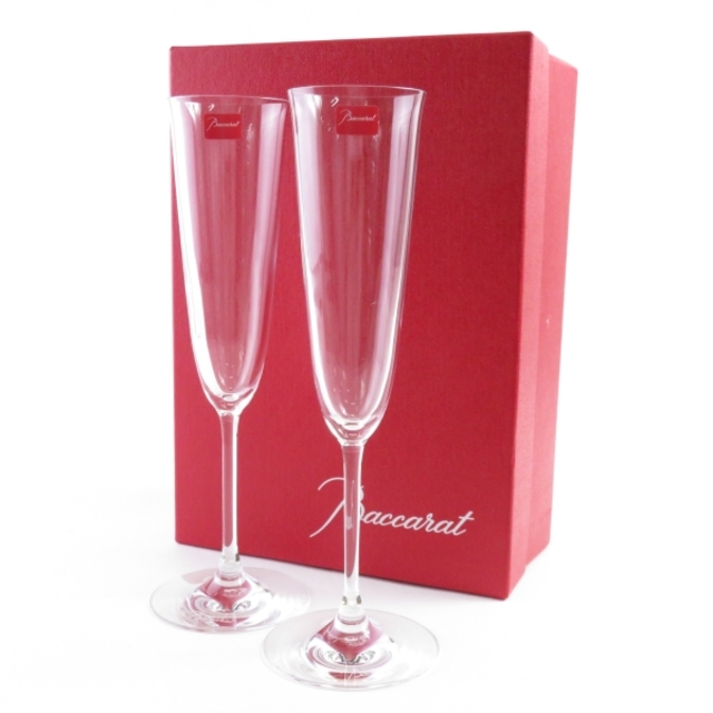 Baccarat - バカラ フィラオ シャンパンフルート グラス 2客 ペア
