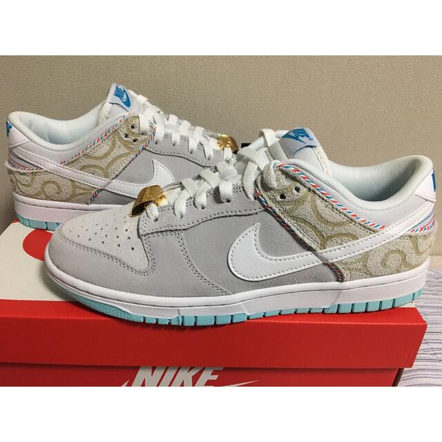 【新品】Nike Dunk Low "Barber Shop Grey" US8