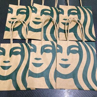 スターバックスコーヒー(Starbucks Coffee)のスターバックス紙袋小　12枚(フード/ドリンク券)