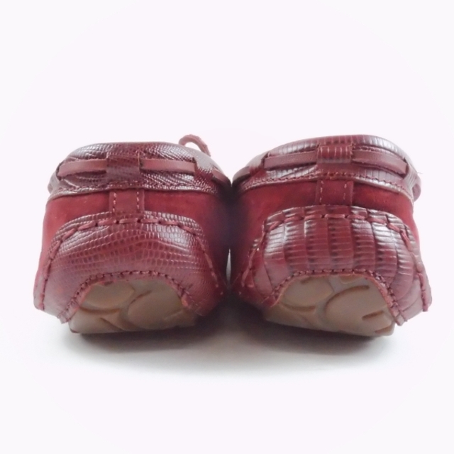 UGG - UGG アグ モカシンスリッポン レッド系 22 ダコタ クロコ UGG - UGG アグ モカシンスリッポン レッド系 22 ダコタ クロコ