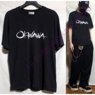 アートヴィンテージ(ART VINTAGE)の80s 90s OKINAWA ヴィンテージ アートTシャツ 黒 希少 レア物(Tシャツ/カットソー(半袖/袖なし))