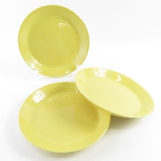 イッタラ(iittala)のイッタラ ティーマ 中皿 3枚 イエロー系 19㎝プレートセットSU2913C(食器)