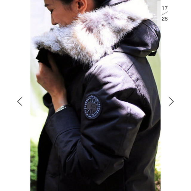 即発送可能】 希少 ブラック ワッペン 新品 IENA別注CANADA GOOSE