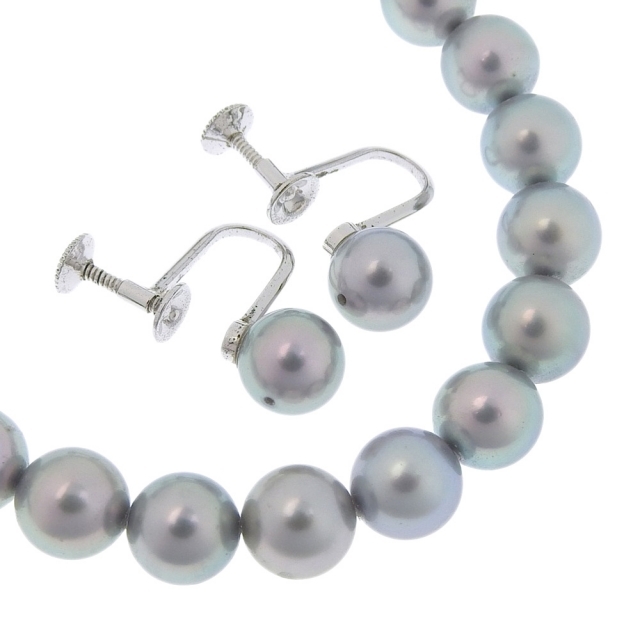 TASAKI】タサキ ネックレス ピアス セット 7.5-8mm7.5-8mm