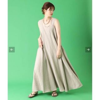 プラージュ(Plage)のPlage  新品★Linen キャミワンピース　36サイズ★(ロングワンピース/マキシワンピース)