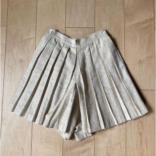 専用 70s vintage linen pleats shorts(ショートパンツ)