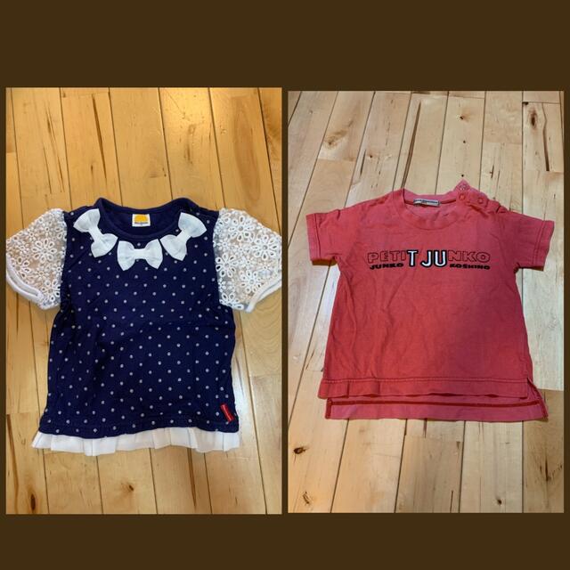 babyGAP(ベビーギャップ)のベビー服 女の子用 まとめ売り size80～95 夏用 キッズ/ベビー/マタニティのキッズ服女の子用(90cm~)(Tシャツ/カットソー)の商品写真