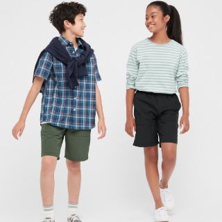 ユニクロ(UNIQLO)の【こっこさま専用】UNIQLO　キッズ撥水ナイロンショートパンツ(パンツ/スパッツ)