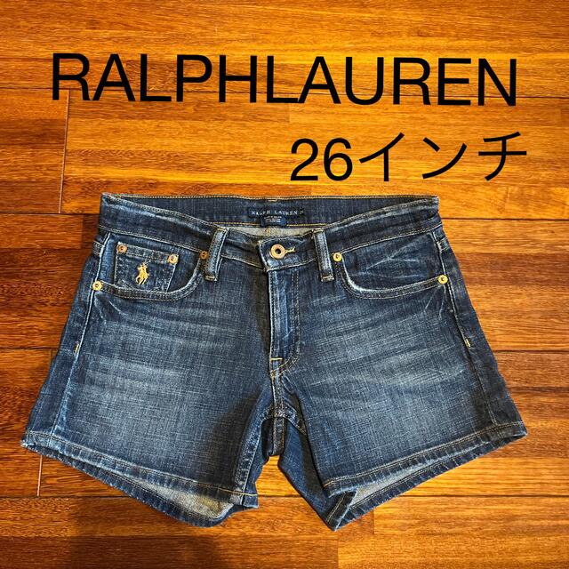 Ralph Lauren(ラルフローレン)のRALPH LAUREN デニムショートパンツ　26インチ レディースのパンツ(ショートパンツ)の商品写真