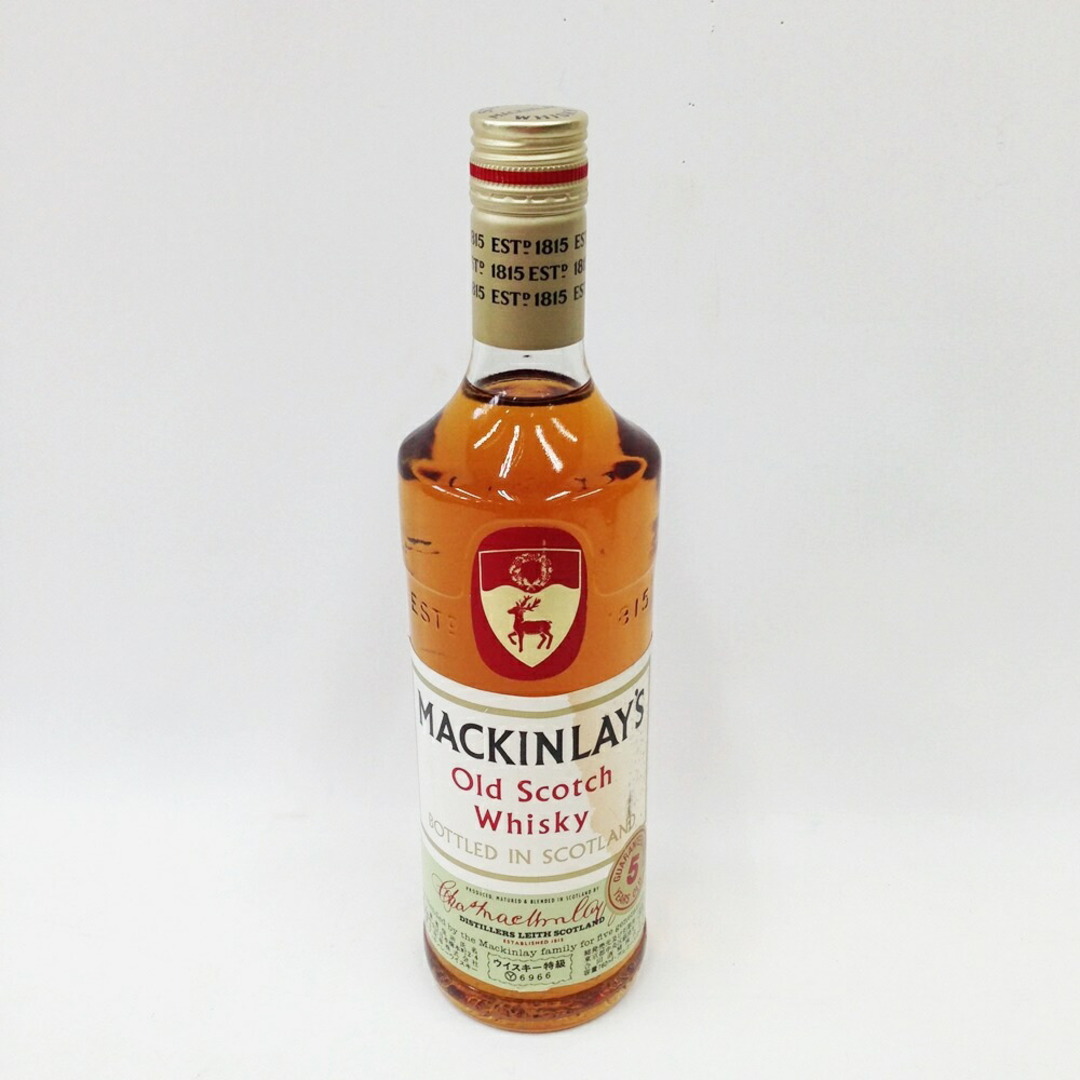 〇〇 マッキンレー  MACKINLAY`S 5年 ウイスキー　スコッチ　760ml　43度 未開栓